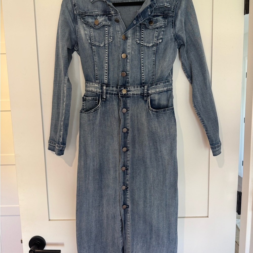 Mustard Seed Long Sleeve Denim Dress